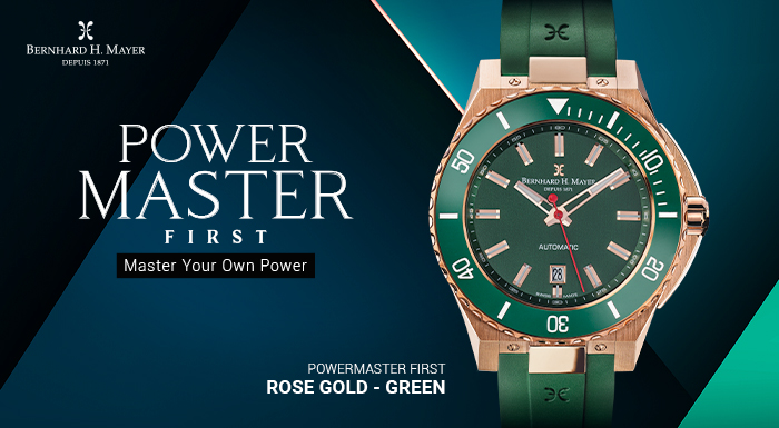PowerMaster First Rose Gold - Green